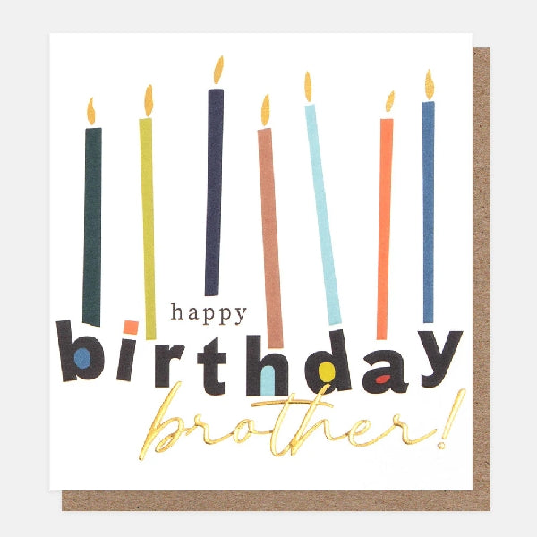 Brother Happy Birthday Card