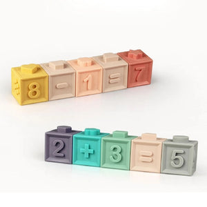 Silicone Stacking Baby Blocks