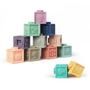 Silicone Stacking Baby Blocks