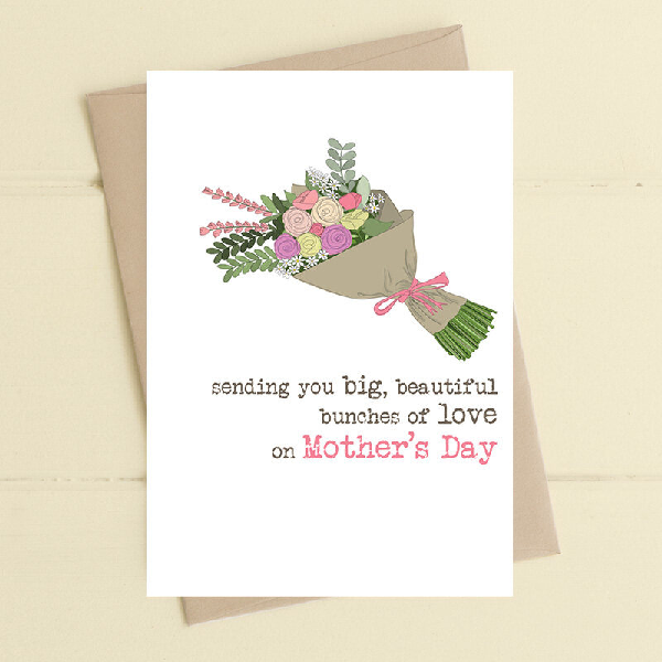 Bunches Of Love Mother's Day Card