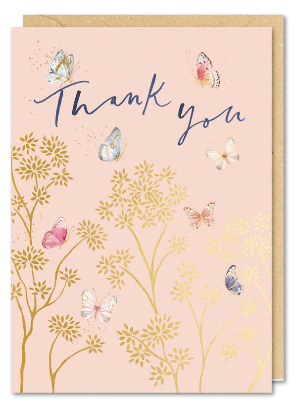 Butterflies Thank You Card | Thank You Cards | The Gifted Type