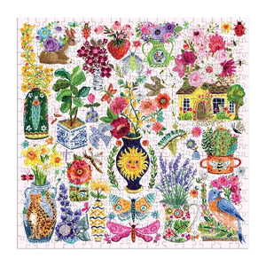 Galison 500 Piece Puzzle | Buzzy Bouquets