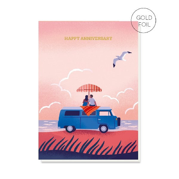 Beach Anniversary Card