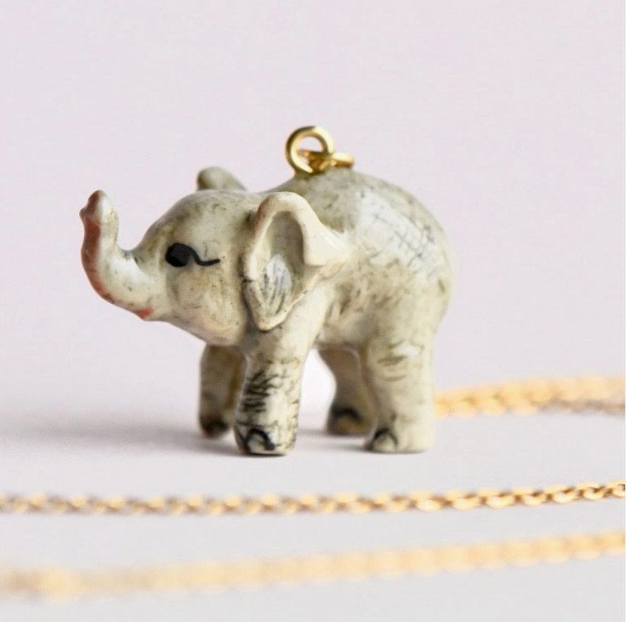 Camphollow Baby Elephant Necklace
