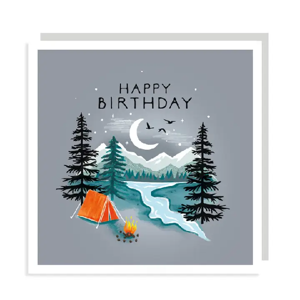 Camping Birthday Card