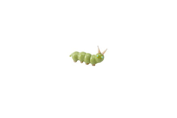 Glass Caterpillar Figurine