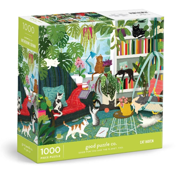 Good Puzzle Co. 1000 Piece Puzzle | Cat Haven