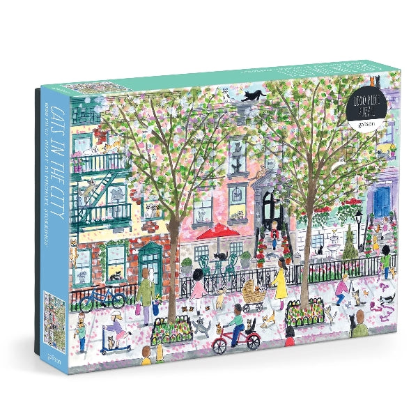 Galison 1000 Piece Puzzle | Cats In The City