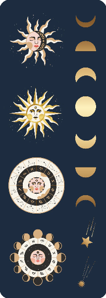 Celestial Sticker Set | Peter Pauper Press | The Gifted Type