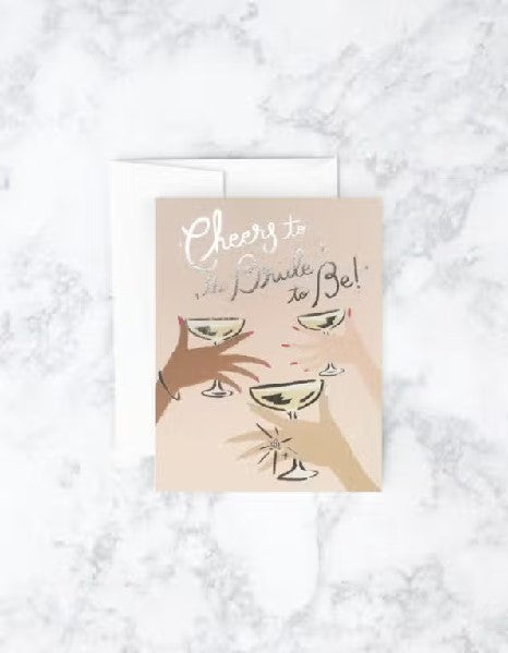 Cheers To The Bride Wedding Card