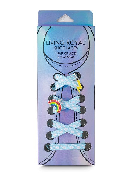 Living Royal Shoelace & Charm Set | Cloud