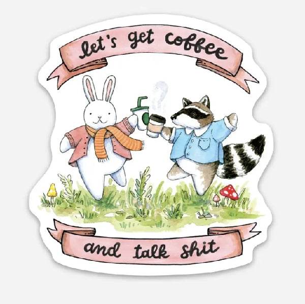 Get Coffee Sticker