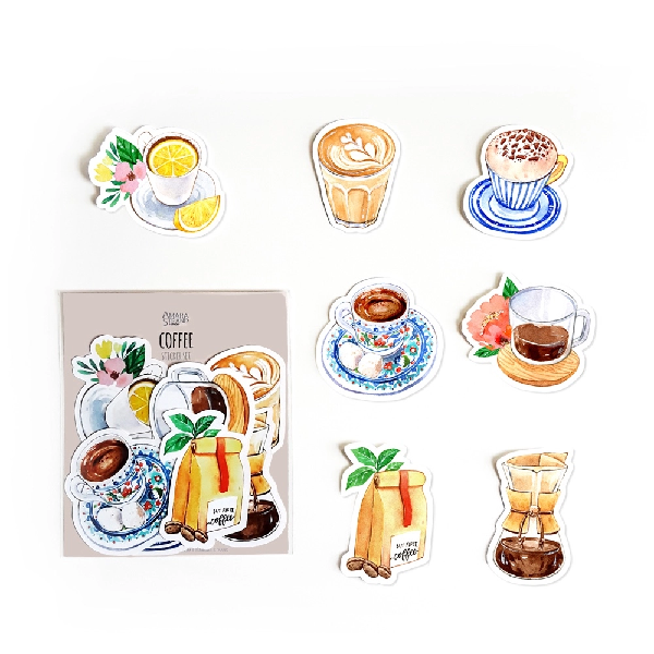 Coffee Sticker Set | Stickers | The Gifted Type