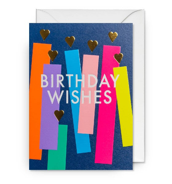 Colour Candles Birthday Card