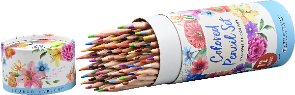 72 Vivid Colours Colouring Pencil Set