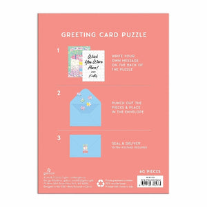 Confetti Birthday Cake - Puzzle Card