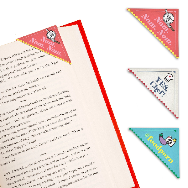 Cookbook Lovers Bookmark Corners Set | Knock Knock | The Gifted Type