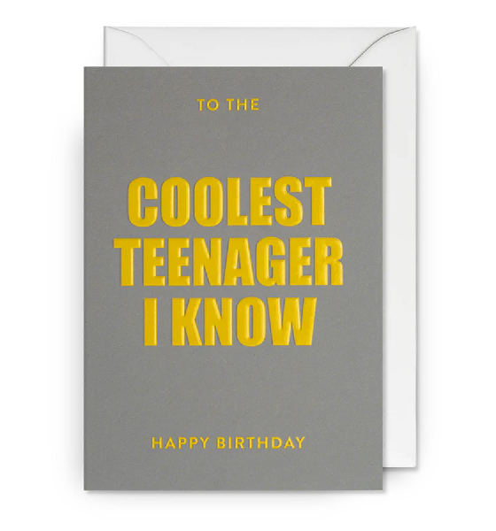 To The Coolest Teenager | Birthday Card
