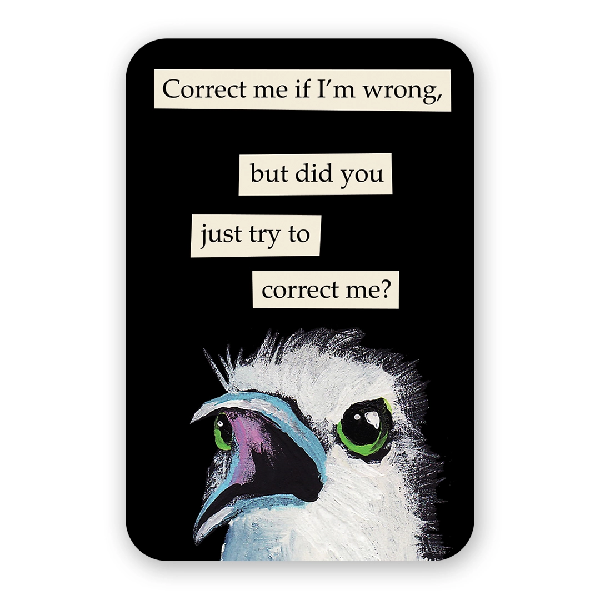 Correct Me Sticker