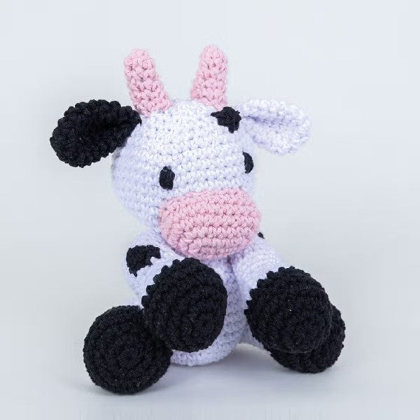DIY Crochet Kit | Cow Kirby