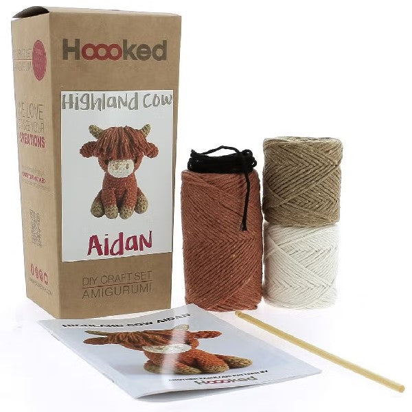 DIY Crochet Kit | Highland Cow Aiden