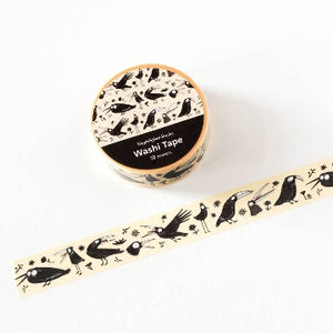 Crow Pattern Washi Tape