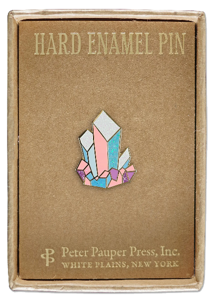 Crystals Enamel Pin