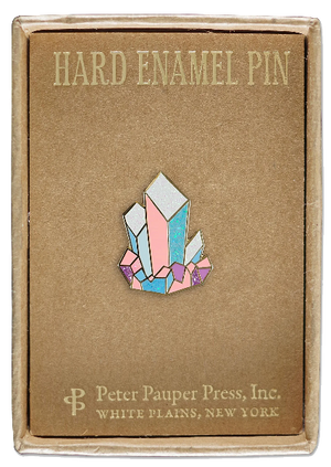 Crystals Enamel Pin