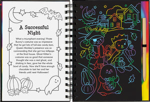 Scratch & Sketch Activity Book | Cute & Spooky Halloween