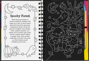 Scratch & Sketch Activity Book | Cute & Spooky Halloween