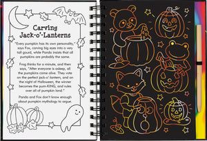 Scratch & Sketch Activity Book | Cute & Spooky Halloween