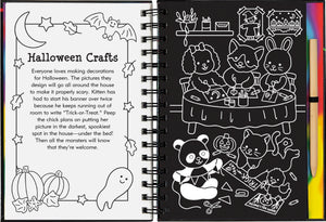 Scratch & Sketch Activity Book | Cute & Spooky Halloween