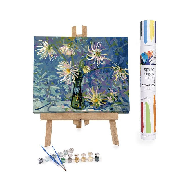 Dahlias DIY Paint By Number Kit