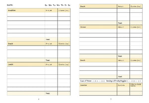 Daily Food Journal