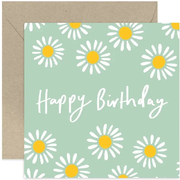 Daisies Birthday Card