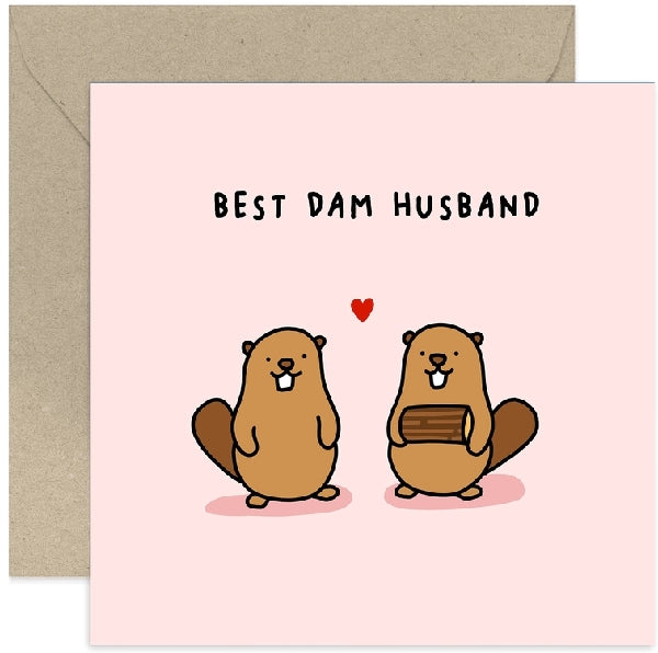 Best Dam Husband Love Card
