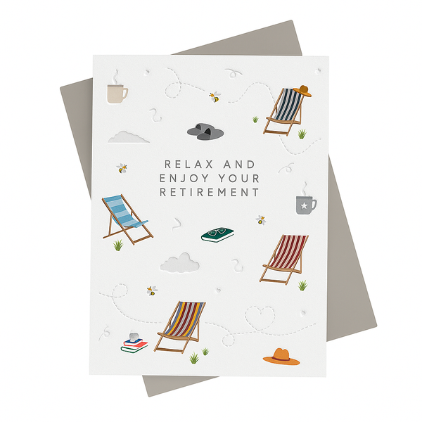 Deckchair Retirement Card | Retirement Cards | The Gifted Type