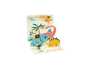 Dinosaurs Pop-Up Enclosure Card