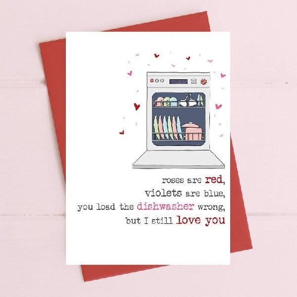 Dishwasher Love Card