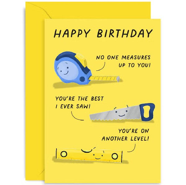 DIY Tools Birthday Card