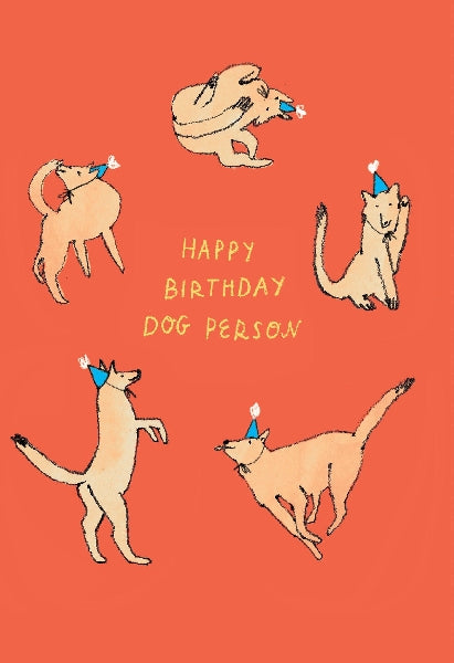 Dog Person Birthday Card