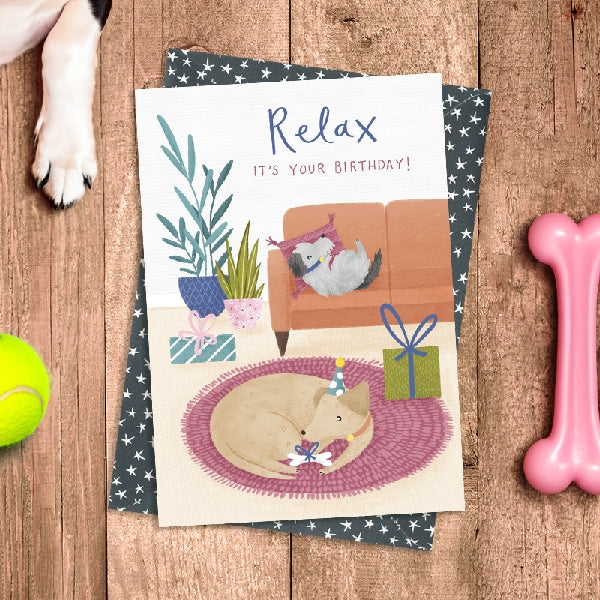 Relax Birthday Card