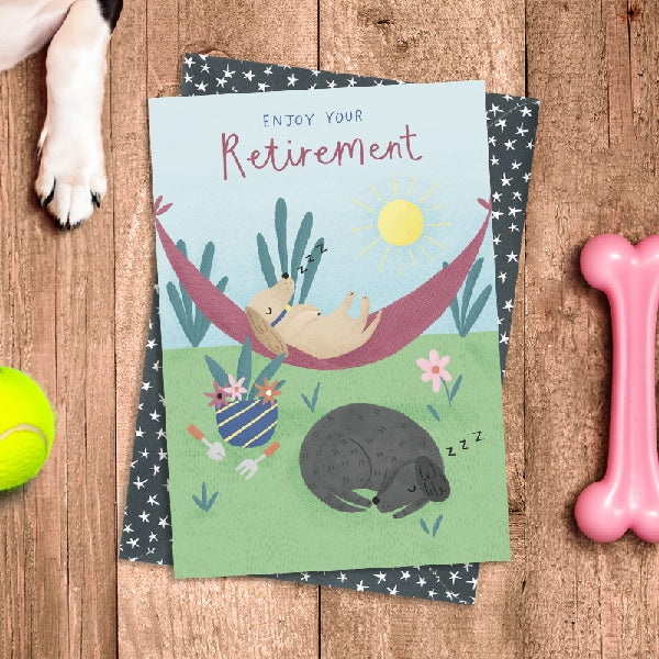 Dogs Life Retirement Card