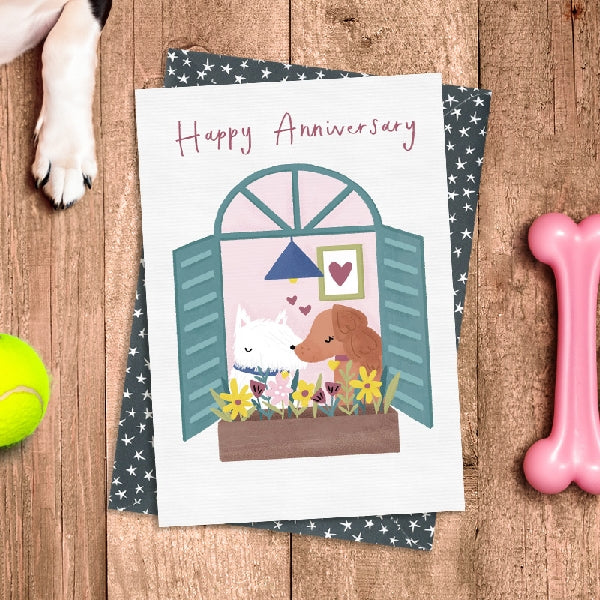 Dogs Life Anniversary Card