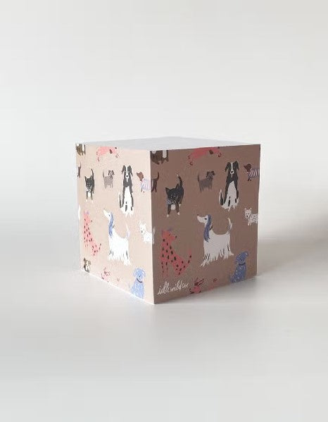 Dogs Sticky Note Cube