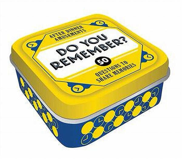 Chronicle After Dinner Amusements Game | Do You Remember?