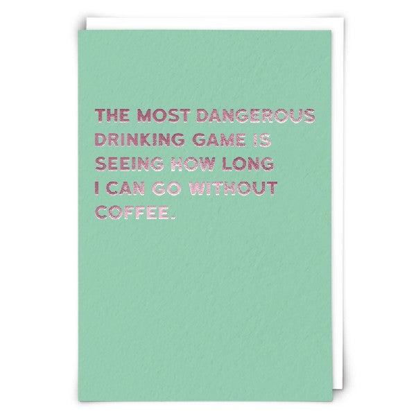 Drinking Blank Humour Card