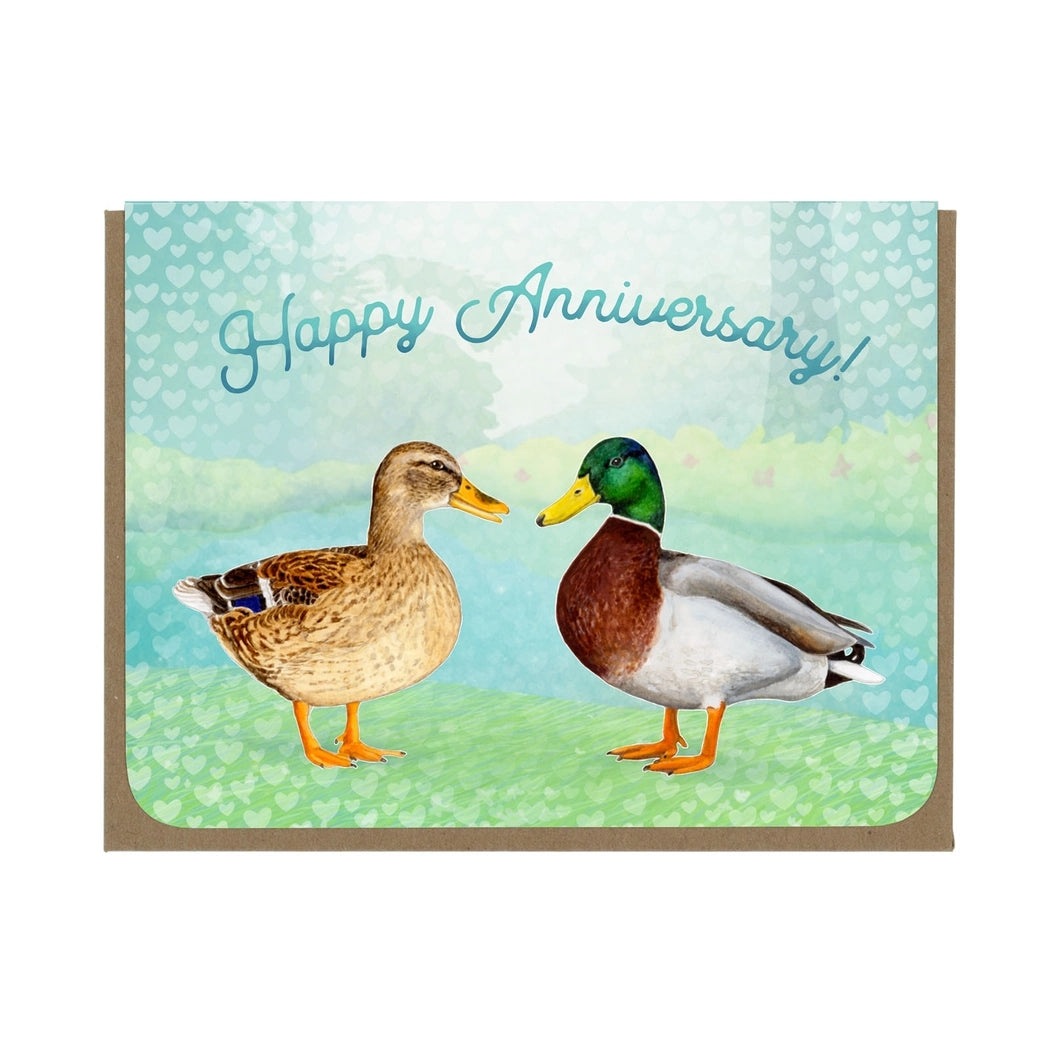 Ducks Anniversary Card