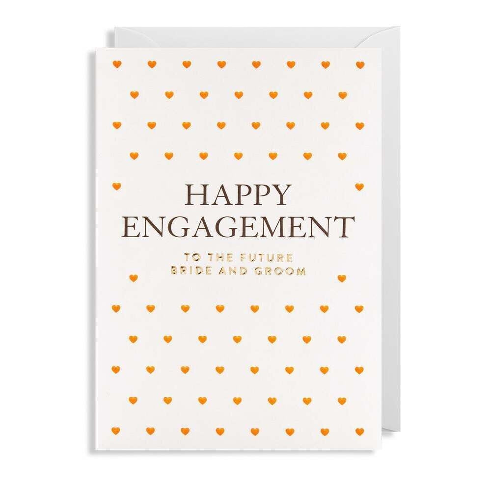 Future Bride And Groom Engagement Card