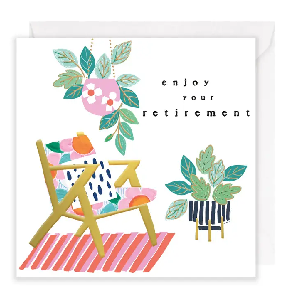 Plants Retirement Card